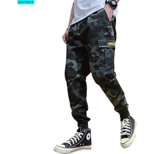 New Camouflage Men Trousers Men Big Casual Pants Small Feet Overalls Men Nine Points M-8Xl Sports Pants Men