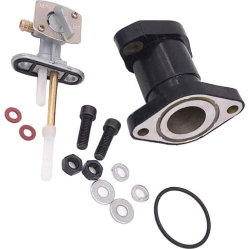 Solid ATV Intake Manifold Fuel Petcock for Yamaha Big Bear 350 YFM 350 YFM350 87-98