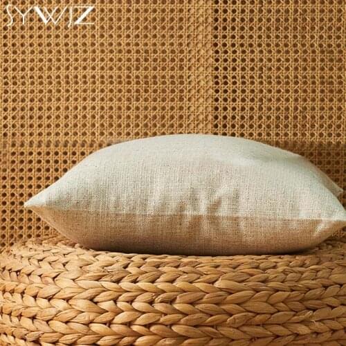 Japan Style Simple Solid Cushion Cover for Home Decoration Durable Square Decorative Pillow Case Sofa Throw Pillows funda cojin