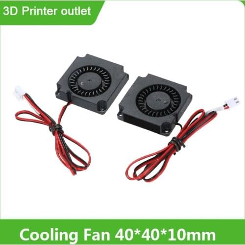 2pcs Blower Fan Brushless Cooling Fan 40*40*10mm DC 24V 2 Wire with 2 Pin Terminal for Anet ET4 ET4X ET4PRO 3D Printer