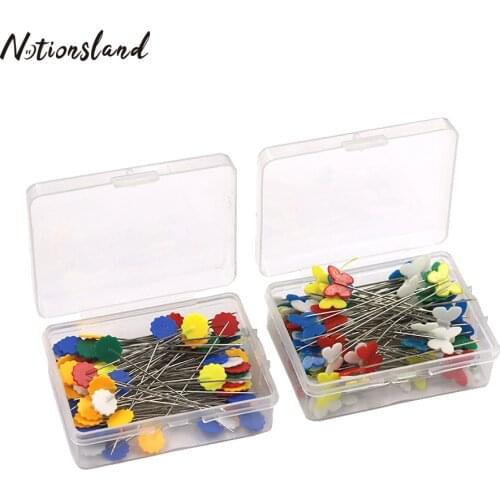 100pcs Patchwork Pins Head Pins DIY Quilting Tool Sewing Accessories Sewing Dressmaking Crafts Needles Pins