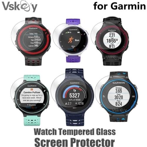 100PCS Tempered Glass For Garmin Vivoactive 3 trainer D36mm Round Smart Watch Screen Protector Protective Film