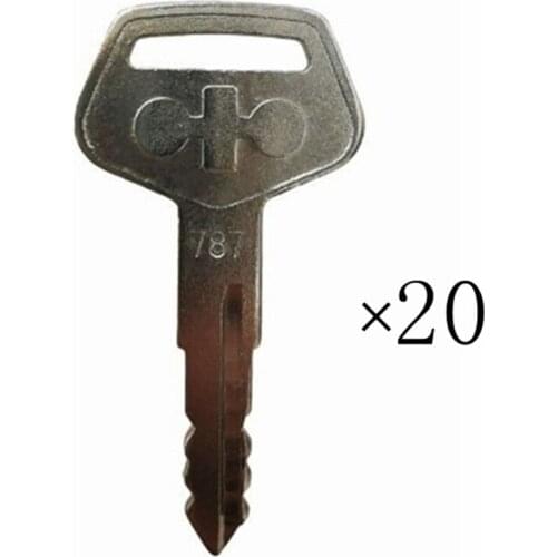 20pc For Komatsu Heavy Equipment 787 Key Excavator Dozer Loader Backhoe Starter
