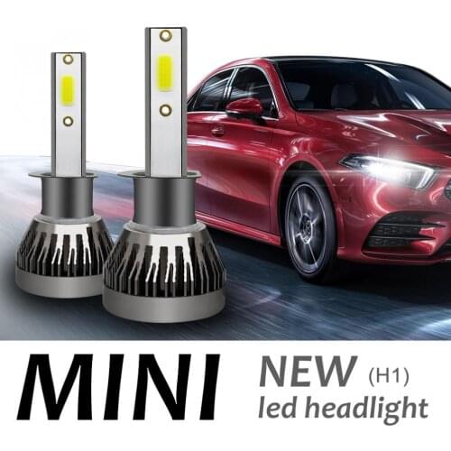 2pcs H1 72W 12000LM 6000K Waterproof LED Car Headlight Kit Automobile Fog Lamp Hi or Lo Light Bulbs