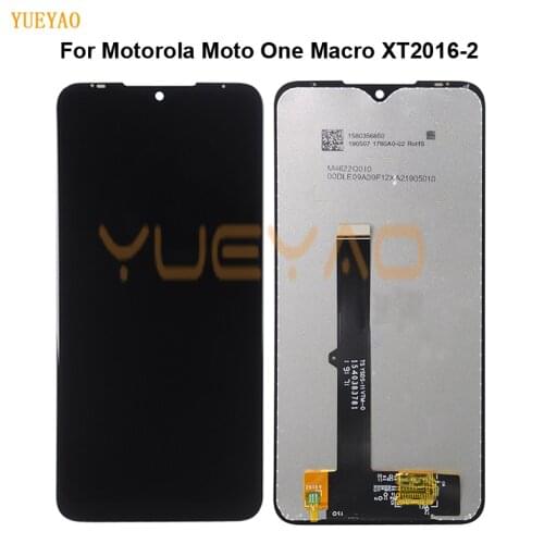 6.2 Inch LCD Display For Motorola Moto One Macro LCD Display Touch Glass Sensor Screen Digitizer Assembly for xt2016-2 lcd