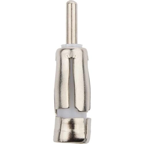 Auto Aerial Adaptor Antenna Plug Male Aerial Adaptor Adapter ISO to DIN