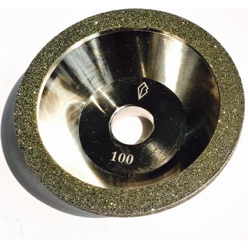Free shipping of 1PC high quality 80-600# 100D*10W*5U*20H*35T alloy wheel bowl diamond grinding wheel for alloy blade sharpening