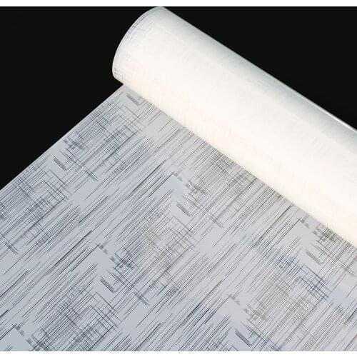 SUNICE Office/Home Partition Decoration Glass Finishes Self-Adhesive Privacy Glass Window Film Rice Paper Width: 45cm(17.7")