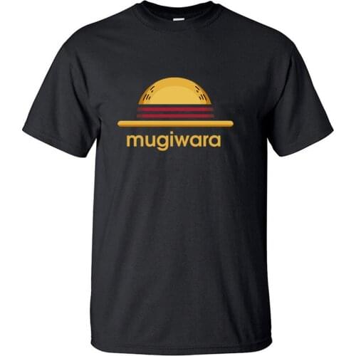 Japanese Anime One Piece Mugiwara Retro Outdoor T Shirt Printed Short Sleeve Tshirts Vintage Cool Top Men Casual Cotton Tshirt