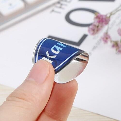 Customized Color Drip Plastic Stickers PVC 3D Crystal Adhesive Label Stickers Acrylic Signs Customization Patches