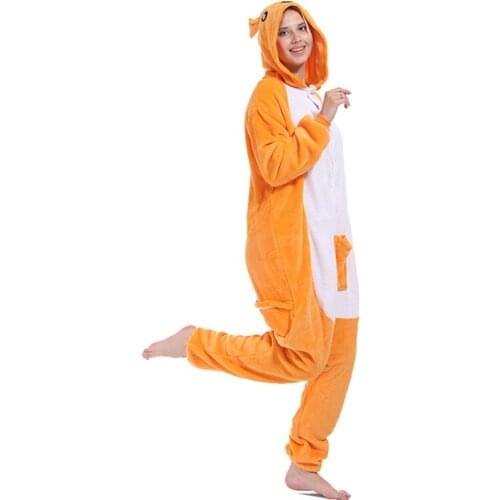 Kangaroo Onesie Pajamas Kigurumi Animal Cosplay Costume Halloween Family Pijamas Women