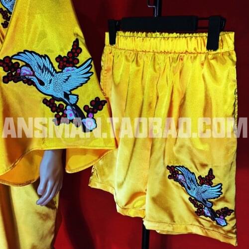 Nightclub bar ds dance team men and women gogo new year theme tide brand crane kimono costume dj jazz dance