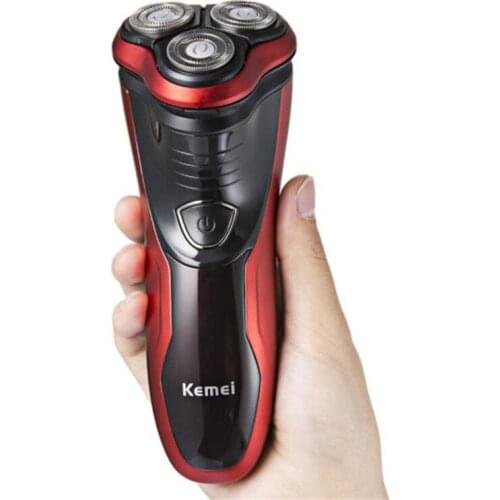 Washable Electric 3D Shaver Razor Man Shaving Machine Float Rotary 3 Blade Facial Beard Trimmer Face Mustache Clipper Shave Cut