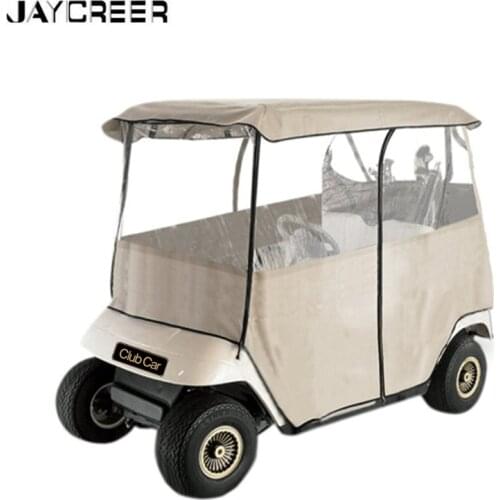 JayCreer 2-Person 2-Passenger Golf Cart Enclosures Rain Cover For Club Car Tempo,Onward 2 Passenger ,Villager 2