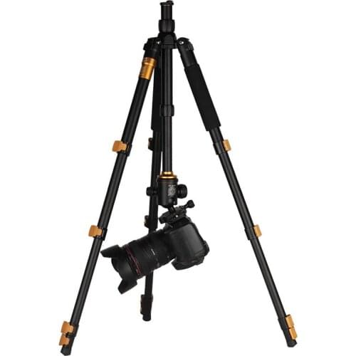 Newest Q570A Professional Tripod Monopod for SLR Camera Ball Head Travel Portable Folding with Tripod Bag Buckle Reflexed Tripod