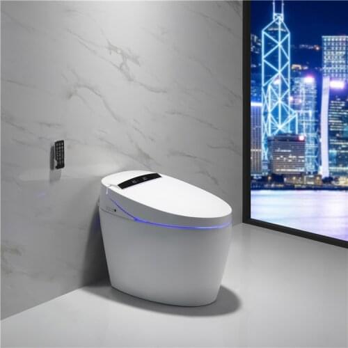 New design wholesale modern automatic electronic closestool floor mounted intelligent bathroom smart toilet