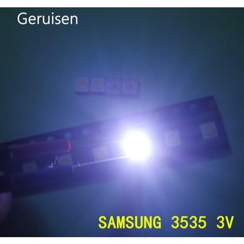 Wholesale 20PCS/LOT Samsung LED TV Backlight SMD 1W 3537 3535 SMD LED Cool White 3V 300ma For Samsung TV Repair