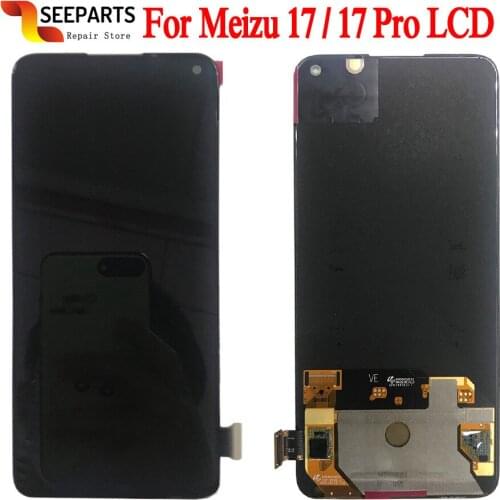 ORIGINAL For Meizu 17 Pro LCD Screen Display+ Touch Panel Digitizer 1080 x 2340 pixels 6.6 inch For Meizu 17 LCD Display