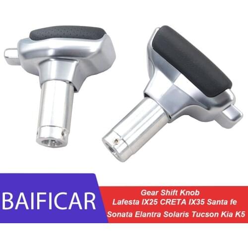 Gear Shift Knob Lever Shifter For Hyundai Lafesta IX25 CRETA IX35 Santa fe Sonata Elantra Solaris Tucson Kia K5 Sportage Sorento
