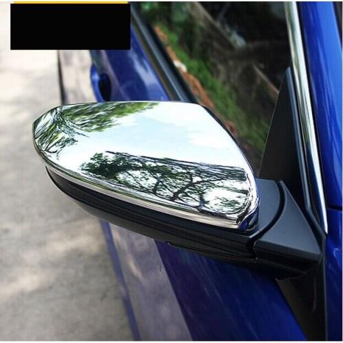 FIT FOR 2016 Honda CIVIC 2PCS CHROME CARBON BLACK SIDE DOOR MIRROR COVER REAR VIEW TRIM STYLING CAP BEZEL PROTECTOR OVERLAY