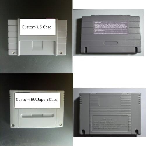 Custom Games for16bitSNES Games --- link for custom USA shell or EUR shell