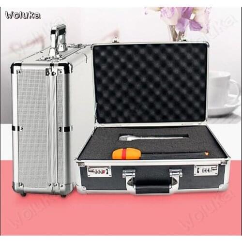 Lock Wireless Microphone shockproof Storage box microphone dedicated aerial box box suitcase with sponge CD15 T02