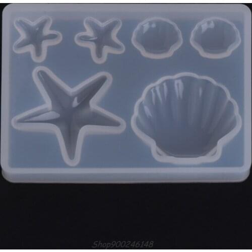 Silicone Mold Diamond Shell Epoxy Resin DIY Jewelry Making Crafts Cake Pendant Au06 20 Dropship