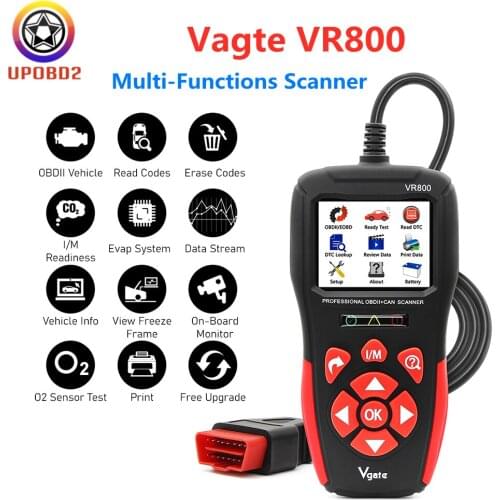 Vgate VR800 OBD2 Scanner Tool Car Code Reader Scan Tools Multi-language OBD 2 Diagnostic Auto Scanner Tool