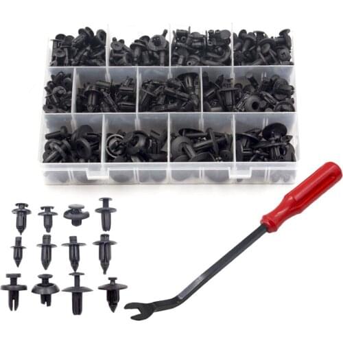 Mixed Auto Fastener Clip Car Body Push Retainer Pin Rivet Bumper Door Trim Panel Retainer Fastener Kit For Toyota