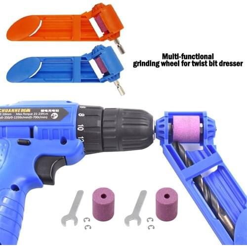 Drill bit sharpener Power tools 2-12.5mm Portable Corundum Grinding Wheel Metal Drills sharpener Drill Bit Powered Tool Parts