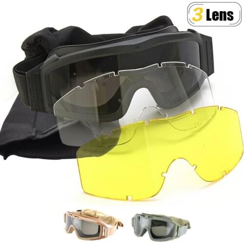 Military Tactical Goggles Anti-fog Glasses GX1000 Motorcycle Cycling Windproof Hiking Eyewear Wargame Airsoft Shooting Goggles