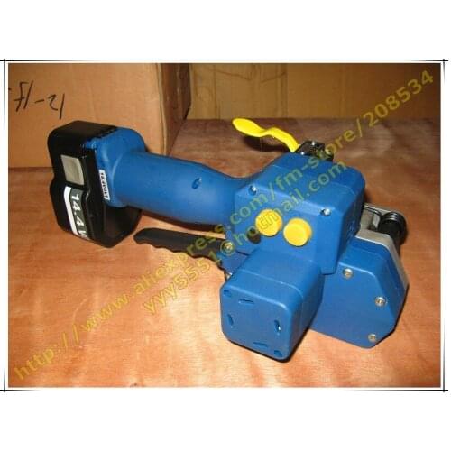 Z323-19mm Battery Powered Operated Plastic/PET Strapping Machine,Electric PP&PET Welded Strapping Packing Tool