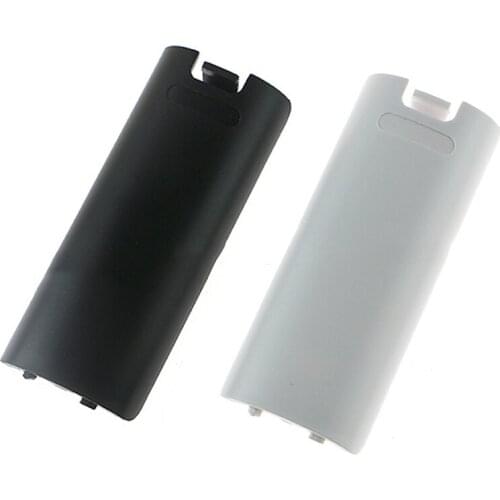 Protective Silicone Cover Case Battery Back 2pcs Replacement Battery Back Cover for Nintendo Wii Remote Controller Accessories