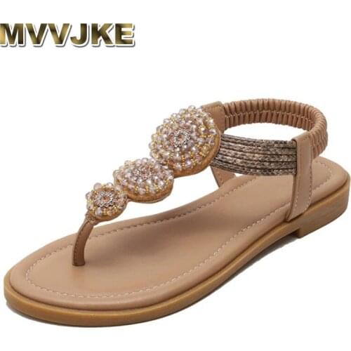 MVVJKEWomen Sandals Slip On Ladies Fashion Shoes Clip Toe Womens Casual Comfotbale Flats 2021 New Woman Shoe Plus Size Summer