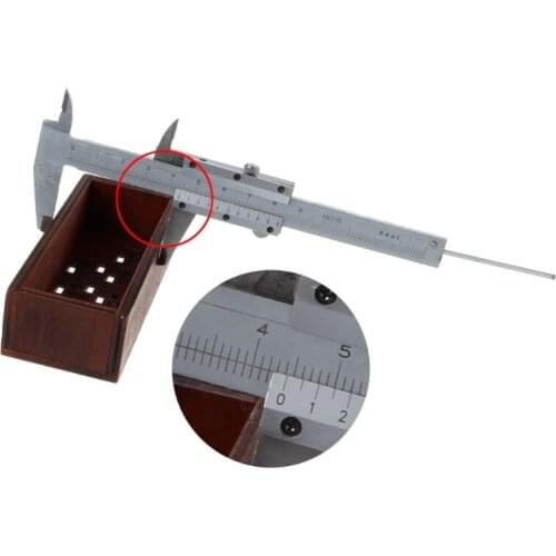0-100mm 4inch vernier caliper 100mm pocket mini caliper micometer thickness measure tool