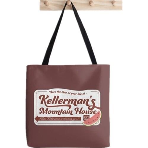 2021 Shopper Dirty Dancing Kellermans printed Tote bag women Harajuku shopper handbag girl Shoulder shopping bag Lady Canvas Bag