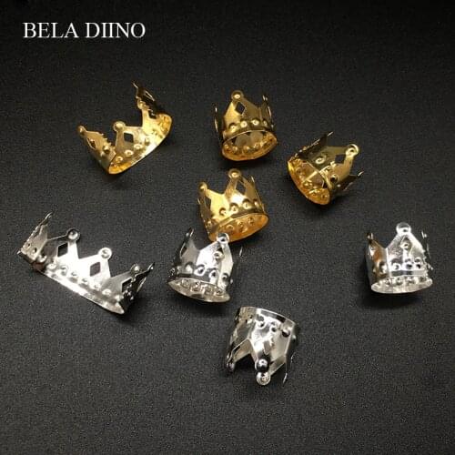 50PCS Gold Silver Metal Aluminum Hair Ring Tube Beads Dreads Lock Dreadlocks Cuff Clip African Hair Braids Jewelry Accessories