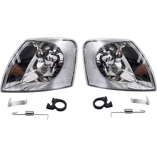 2 Pcs Car Right Left Corner Lampshade Headlight Turn Signal Lampshade for Passat B5 1996-2000 3BD 953 041 3BD 953 042