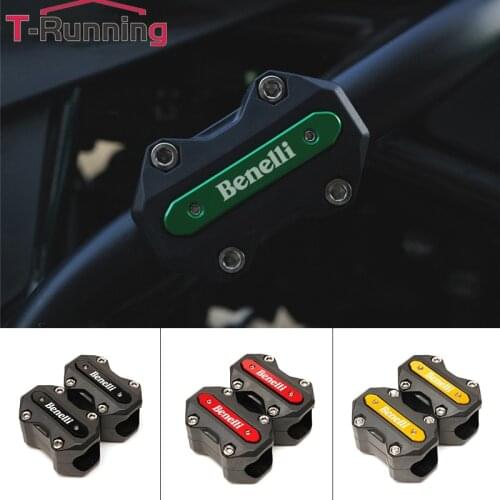Motorcycle CNC Crash Bars Decorative Block Engine Guard Bumper Protector For Benelli TRK 502 Leoncino 500 BJ500 TNT 125 135