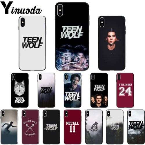 Yinuoda Teen Wolf Stilinski 24 Customer High Quality Phone Case for iPhone X XS MAX 6 6S 7 7plus 8 8Plus 5 5S XR