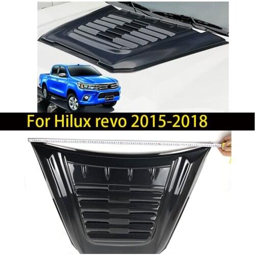 Abs Black Bonnet scoop fit for HILUX REVO 2015 2016 2017 2018