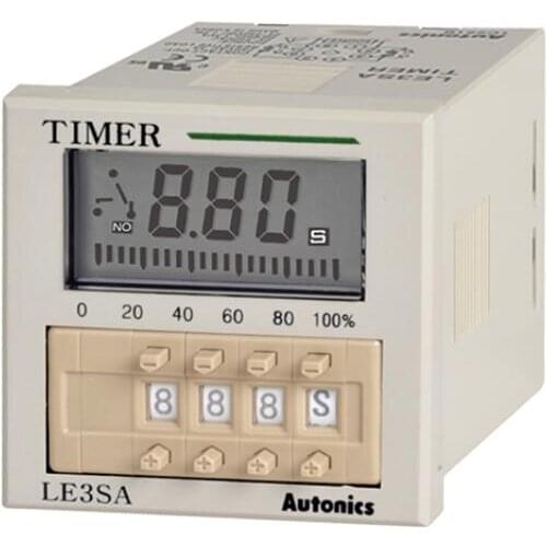 LE3SA Timer, Digital,3-digit 7-segment LCD 24-240VAC~, 24-240VDC