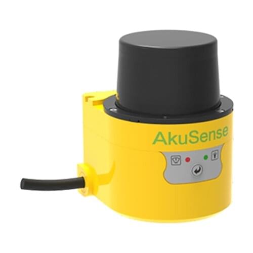 AkuSense Low Cost 300 Scanning Degree Lidar 0.5 Resolution Lidar Sensor 20M Lidar Scanner with RJ45 Interface