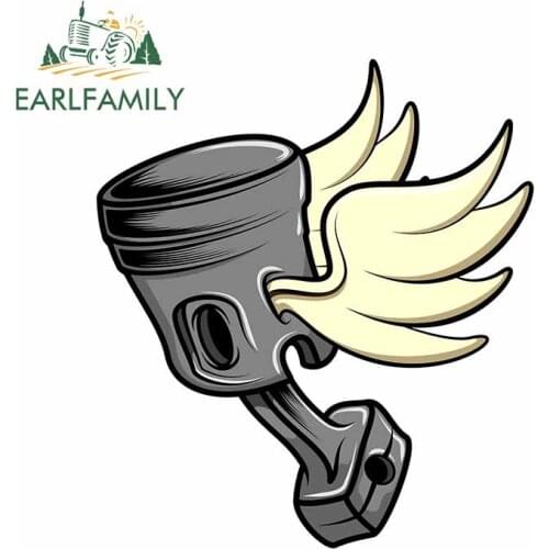 EARLFAMILY 13cm x 11.4cm For Tuners Motorcyclists Car Stickers Funny Decal Waterproof Sunscreen Scratch-Proof Decoration