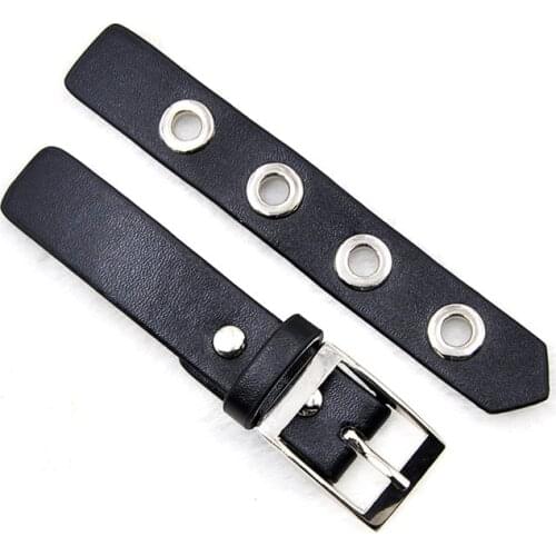 PU Leather Buckle Buttons Toggle Closure Kids Coat Loop Buttons Sweater Overcoat Fastener Loops Button Skirt Decorative Button