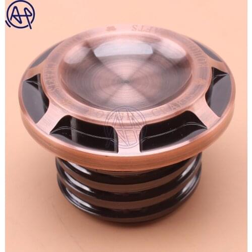 1pcs Motorcycle Bronze Color Oil Fuel Gas Cap Fuel Gas Tank Oil Cap Cover for Harley Dyna Fatboy Gas Cap Night Train 96-14