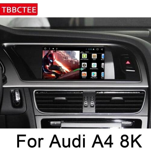For Audi A4 8K 2008~2016 MMI Multimedia Player Android HD Touch Screen Stereo Display navigation GPS WIFI Navi BT System