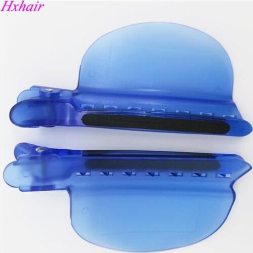 New Easy Speed Separator Clips for hair extension section clips blue color 2Pcs per lot