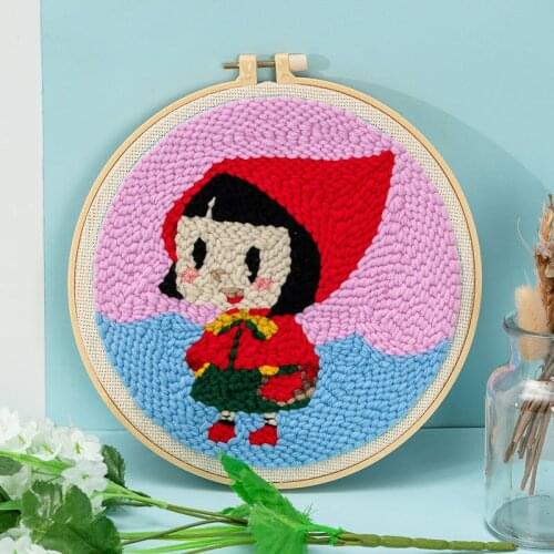 Punch Needle Pen Magic Embroidery cross stitch kits embroidery needlework sets fabric DIY Crafts Sewing Accessories tools frame