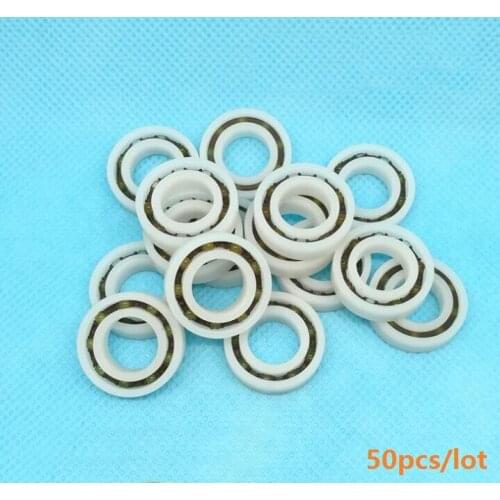 50pcs/lot 6900 6901 6902 6903 POM bearings Plastic ball bearings with Glass balls Nylon Cage deep groove